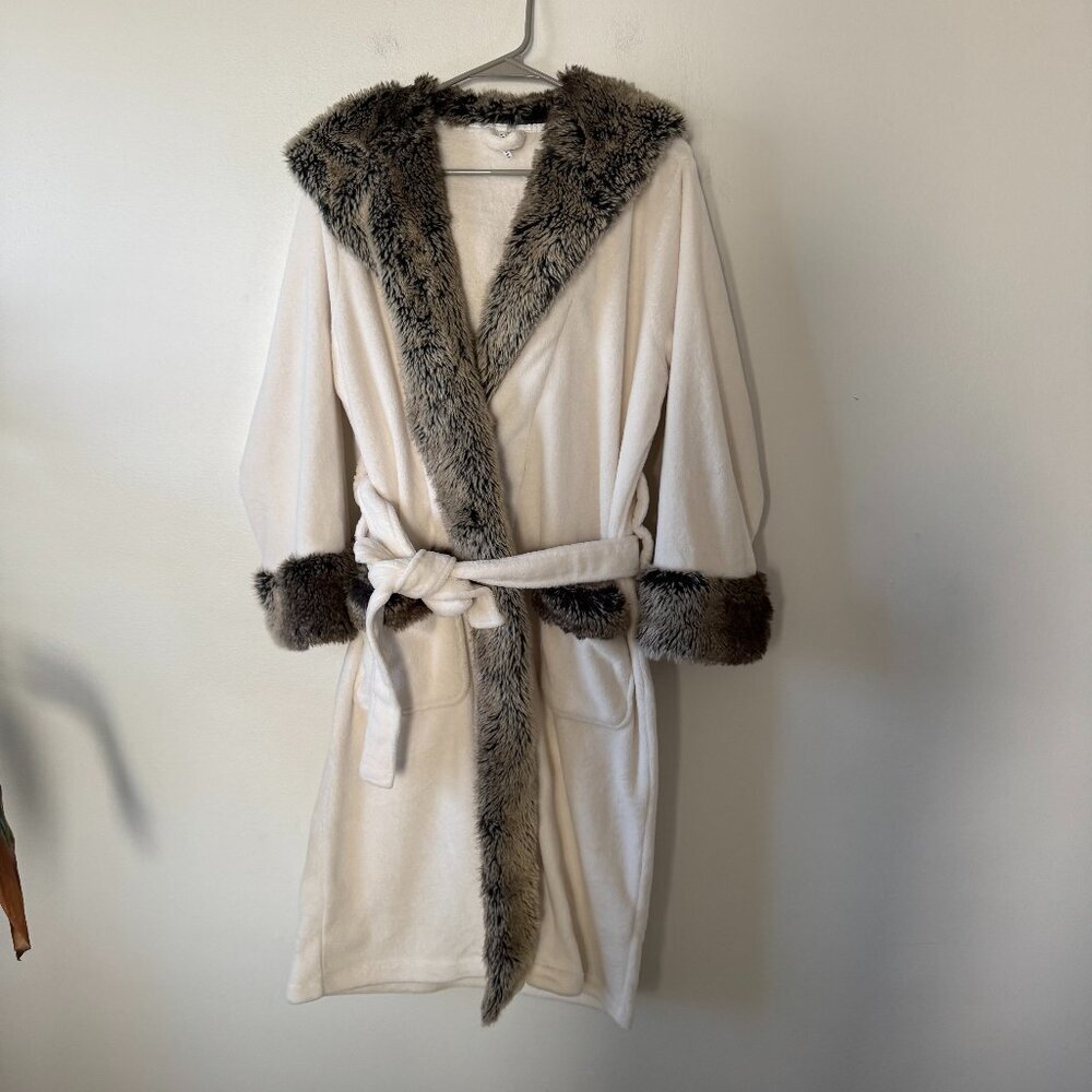Pottery Barn Faux Fur Ombre Robe